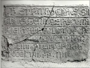 L'altra epigrafe della chiesa di sant'Angelo in Spatha